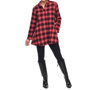 NEW TULIP CLOTHING logan button down shirt in pembroke flannel